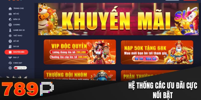 Hệ thống các chương trình cực nổi bật