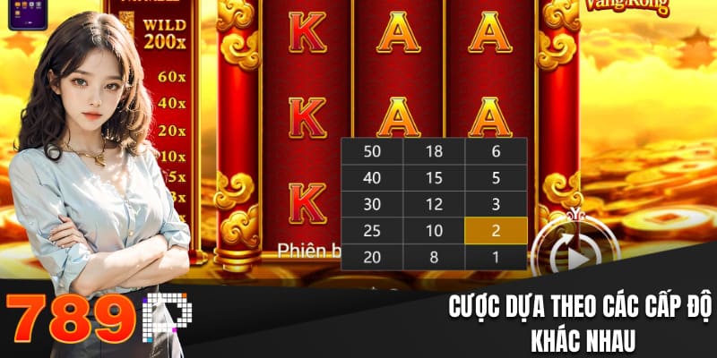 Cược dựa theo các cấp độ khác nhau