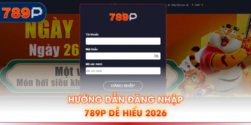 Hướng dẫn đăng nhập 789P dễ hiểu 2026